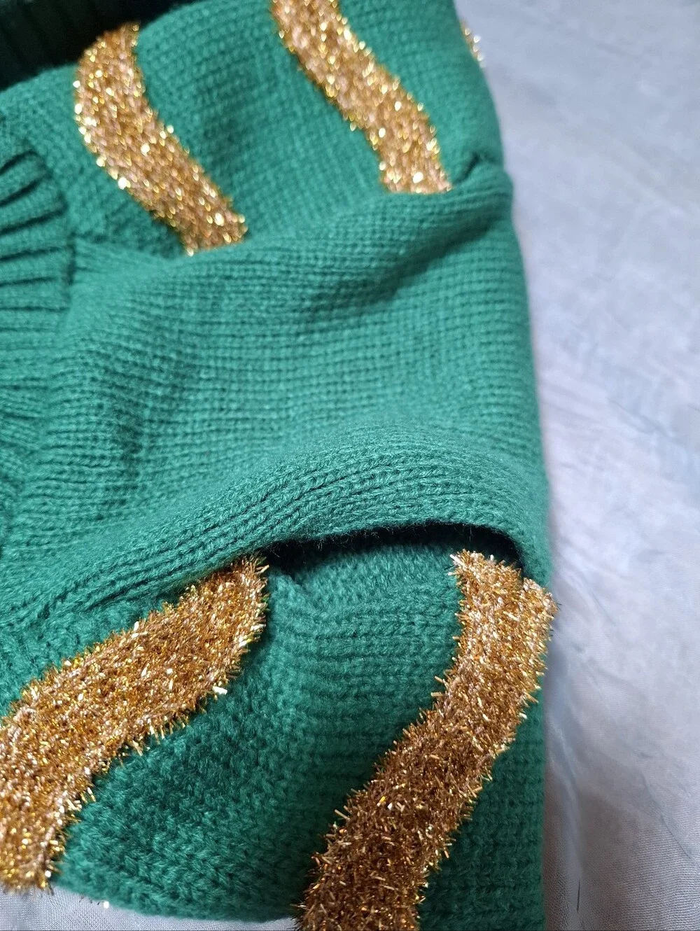 NWT Cyeollo Green Holiday Pom-Pom Dog Sweater